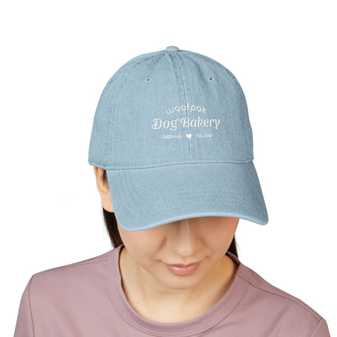 Woofpak® Denim Embroidered Dog Lovers Hat