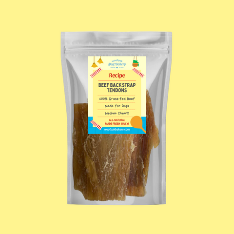 Backstrap Beef Tendons (8oz bag)