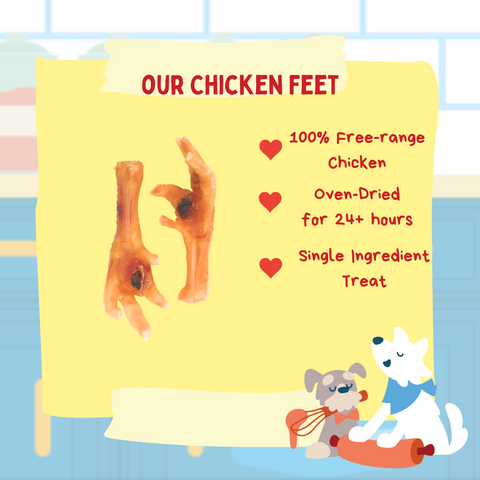 Free-range Chicken Feet (5oz bag)