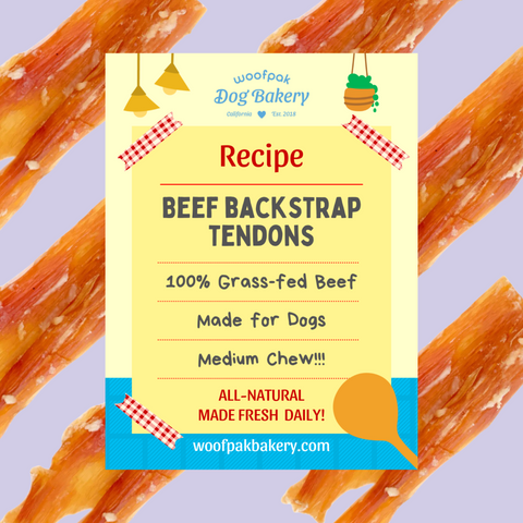 Backstrap Beef Tendons (8oz bag)