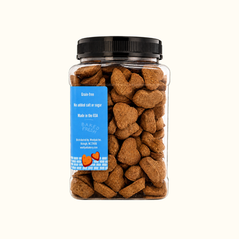 Peanut Butter & Bacon Heart Cookies, 24 oz